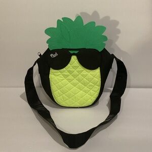 PINK Victoria's Secret Pineapple Bag with Black Sunglasses